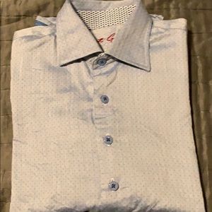 Robert Graham light blue boys shirt size 8